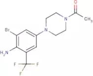 4-(4-Acetylpiperazin-1-yl)-2-bromo-6-(trifluoromethyl)aniline