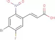 4-Bromo-5-fluoro-2-nitrocinnamic acid