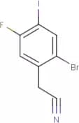 2-Bromo-5-fluoro-4-iodophenylacetonitrile