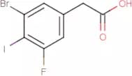 3-Bromo-5-fluoro-4-iodophenylacetic acid