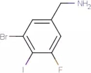 3-Bromo-5-fluoro-4-iodobenzylamine