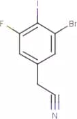 3-Bromo-5-fluoro-4-iodophenylacetonitrile