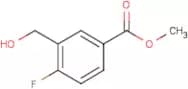 Methyl 4-fluoro-3-(hydroxymethyl)benzoate