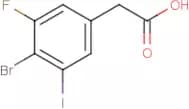 4-Bromo-3-fluoro-5-iodophenylacetic acid