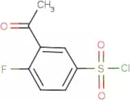 3-Acetyl-4-fluorobenzenesulphonyl chloride