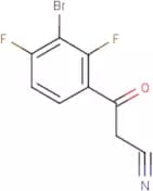 3-Bromo-2,4-difluorobenzoylacetonitrile