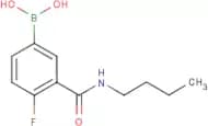 3-(Butylcarbamoyl)-4-fluorobenzeneboronic acid