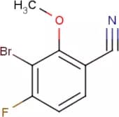 3-Bromo-4-fluoro-2-methoxybenzonitrile
