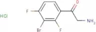 3-Bromo-2,4-difluorophenacylamine hydrochloride