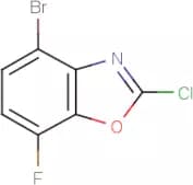 4-Bromo-2-chloro-7-fluoro-1,3-benzoxazole