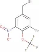 3-Bromo-5-nitro-4-(trifluoromethoxy)benzyl bromide