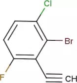 2-Bromo-3-chloro-6-fluorophenylacetylene