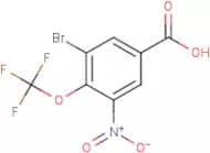 3-Bromo-5-nitro-4-(trifluoromethoxy)benzoic acid