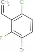 3-Bromo-6-chloro-2-fluorostyrene