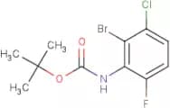 2-Bromo-3-chloro-6-fluoroaniline, N-BOC protected