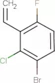 3-Bromo-2-chloro-6-fluorostyrene