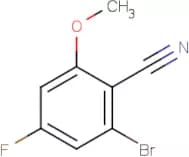 2-Bromo-4-fluoro-6-methoxybenzonitrile