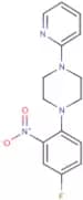 1-(4-Fluoro-2-nitrophenyl)-4-(pyridin-2-yl)piperazine
