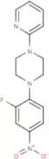 1-(2-Fluoro-4-nitrophenyl)-4-(pyridin-2-yl)piperazine
