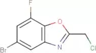 5-Bromo-2-(chloromethyl)-7-fluorobenzoxazole