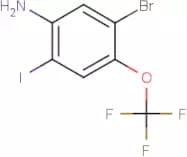 5-bromo-2-iodo-4-(trifluoromethoxy)aniline