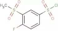 4-Fluoro-3-(methylsulphonyl)benzenesulphonyl chloride
