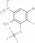 4-Bromo-3-fluoro-2-(trifluoromethoxy)-6-nitroaniline