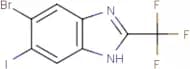 5-Bromo-6-iodo-2-(trifluoromethyl)-1H-benzimidazole