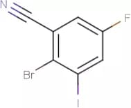 2-Bromo-5-fluoro-3-iodobenzonitrile