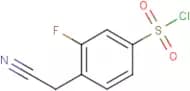 4-(Cyanomethyl)-3-fluorobenzene-1-sulfonyl chloride
