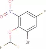 3-Bromo-2-(difluoromethoxy)-5-fluoronitrobenzene
