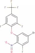 5-Bromo-3-fluoro-2-nitrophenyl 2,6-difluoro-4-(trifluoromethyl)phenyl ether