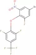 4-Bromo-2-fluoro-6-nitrophenyl 2,6-difluoro-4-(trifluoromethyl)phenyl ether