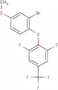 2-Bromo-4-methoxyphenyl 2,6-difluoro-4-(trifluoromethyl)phenyl ether