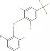 2-Bromo-6-iodophenyl 2,6-difluoro-4-(trifluoromethyl)phenyl ether