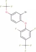 2-Bromo-4-(trifluoromethoxy)phenyl 2,6-difluoro-4-(trifluoromethyl)phenyl ether