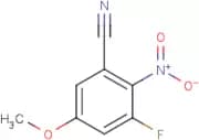 3-Fluoro-5-methoxy-2-nitrobenzonitrile