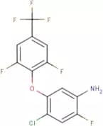 5-Amino-2-chloro-4-fluorophenyl 2,6-difluoro-4-(trifluoromethyl)phenyl ether