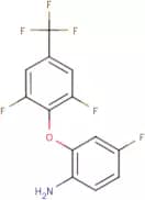 2-Amino-5-fluorophenyl 2,6-difluoro-4-(trifluoromethyl)phenyl ether