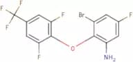 2-Amino-6-bromo-4-fluorophenyl 2,6-difluoro-4-(trifluoromethyl)phenyl ether