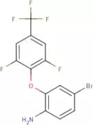 2-Amino-5-bromophenyl 2,6-difluoro-4-(trifluoromethyl)phenyl ether
