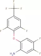 2-Amino-4,5-difluorophenyl 2,6-difluoro-4-(trifluoromethyl)phenyl ether