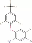 2-Amino-4-bromo-5-fluorophenyl 2,6-difluoro-4-(trifluoromethyl)phenyl ether