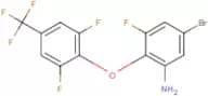 2-Amino-4-bromo-6-fluorophenyl 2,6-difluoro-4-(trifluoromethyl)phenyl ether