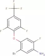 4-Amino-2-bromo-5-fluorophenyl 2,6-difluoro-4-(trifluoromethyl)phenyl ether