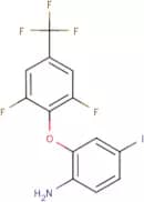 2-Amino-5-iodophenyl 2,6-difluoro-4-(trifluoromethyl)phenyl ether
