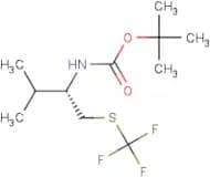 tert-Butyl (S)-(3-methyl-1-((trifluoromethyl)thio)butan-2-yl)carbamate