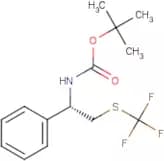 tert-Butyl (S)-(1-phenyl-2-((trifluoromethyl)thio)ethyl)carbamate