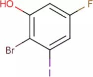 2-Bromo-5-fluoro-3-iodophenol