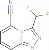 3-(Difluoromethyl)-[1,2,4]triazolo[4,3-a]pyridine-5-carbonitrile